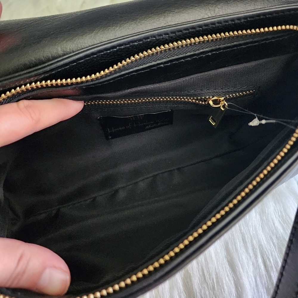 *NWT* House of Harlow 1960 Leather Gold Snake Purse - Picture 7 of 8